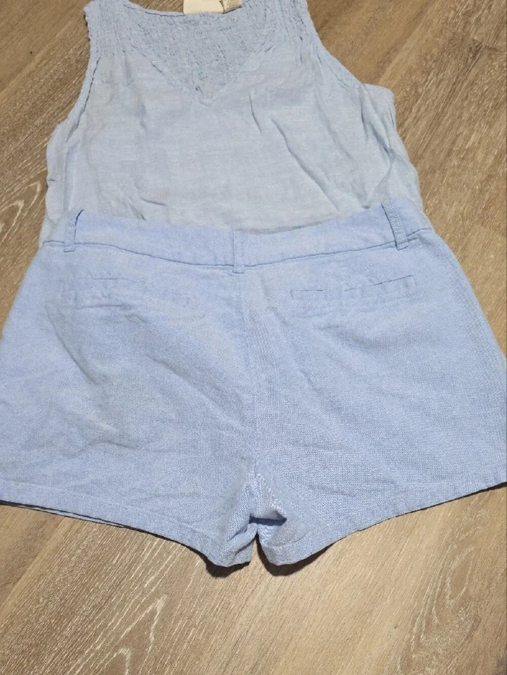 J. Crew Pale Blue Cotton Shorts